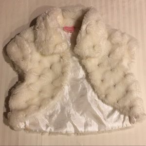Super fluffy faux fur vest